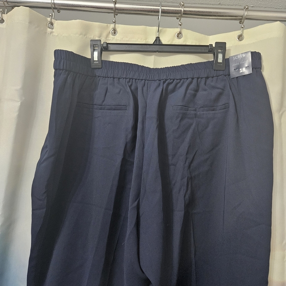 Classic Navy Blue Flowy Slacks - Picture 8 of 13